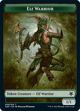 Soldier // Elf Warrior Double-Sided Token [Game Night: Free-for-All Tokens] - PokeCharles PokeStore