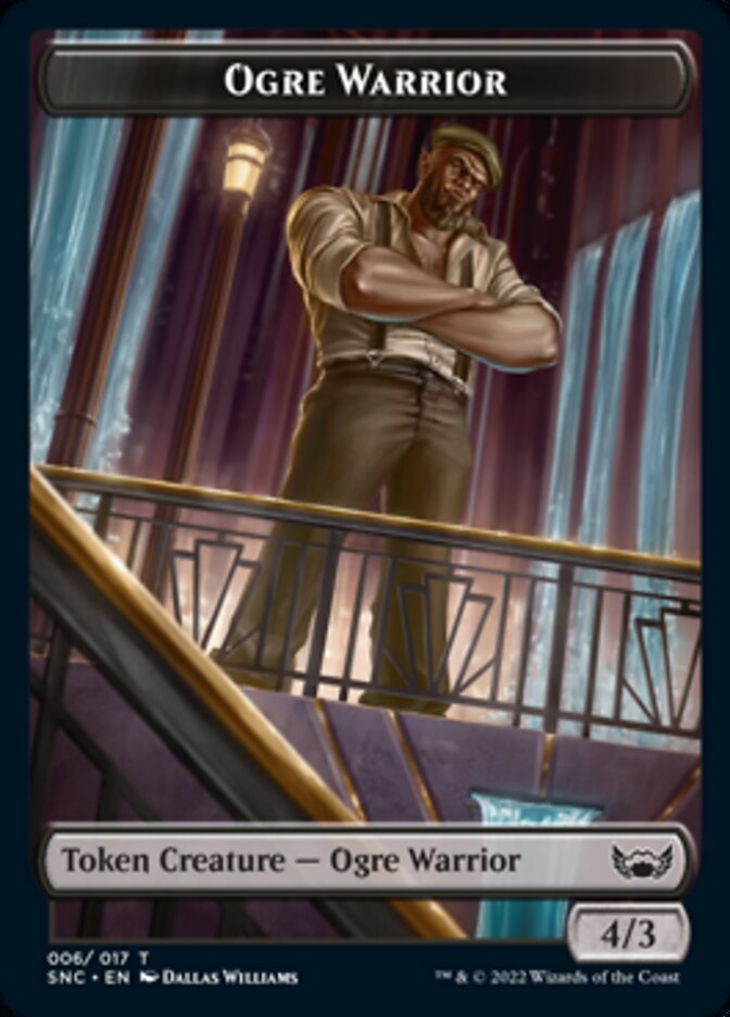 Ogre Warrior // Angel Double-Sided Token [Streets of New Capenna Tokens] - PokeCharles PokeStore