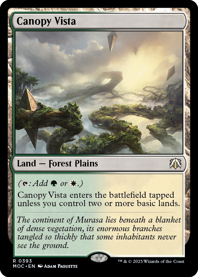 Canopy Vista [March of the Machine Commander] - PokeCharles PokeStore