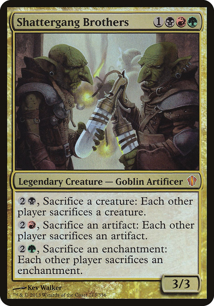 Shattergang Brothers (Oversized) [Commander 2013 Oversized] - PokeCharles PokeStore
