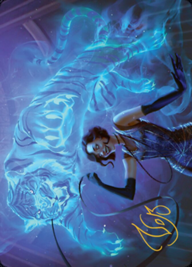 Extravagant Replication Art Card (Gold-Stamped Signature) [Streets of New Capenna Art Series] - PokeCharles PokeStore