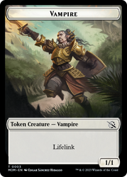 Treasure (20) // Vampire Double-Sided Token [March of the Machine Tokens] - PokeCharles PokeStore