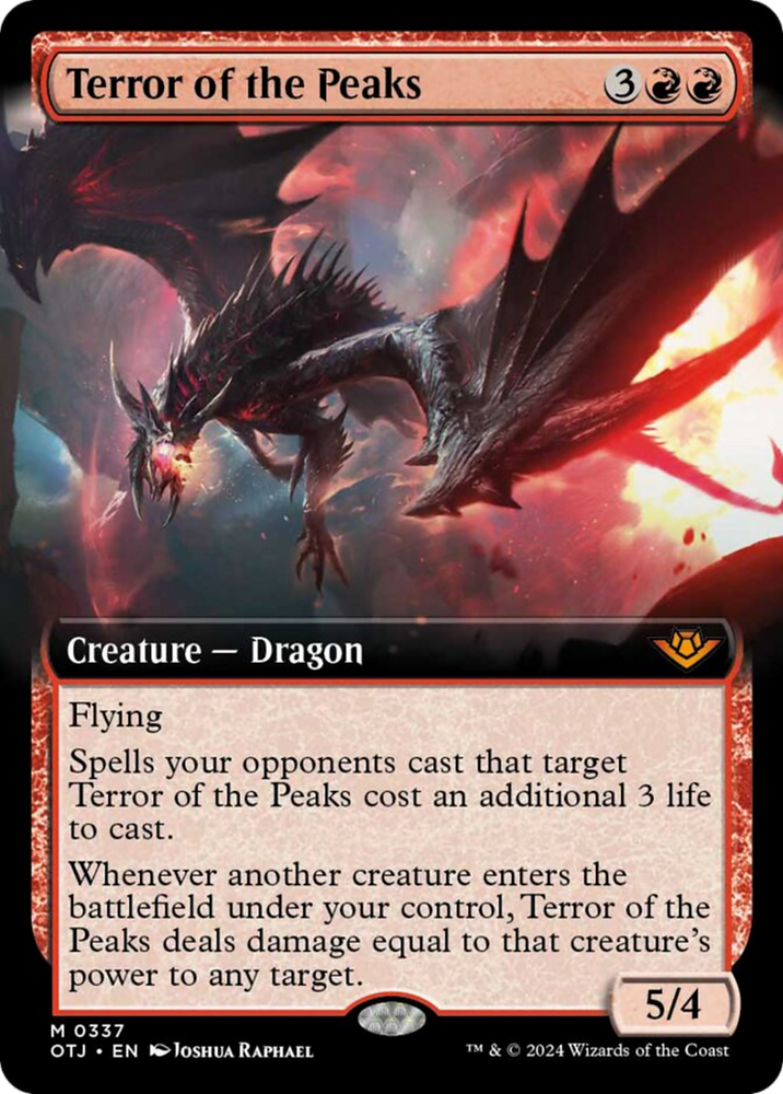 Terror of the Peaks (Extended Art) [Outlaws of Thunder Junction] - PokeCharles PokeStore