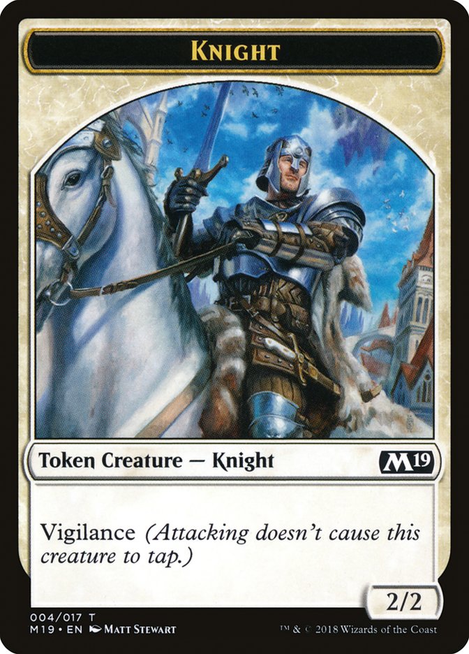 Knight Token [Core Set 2019 Tokens] - PokeCharles PokeStore