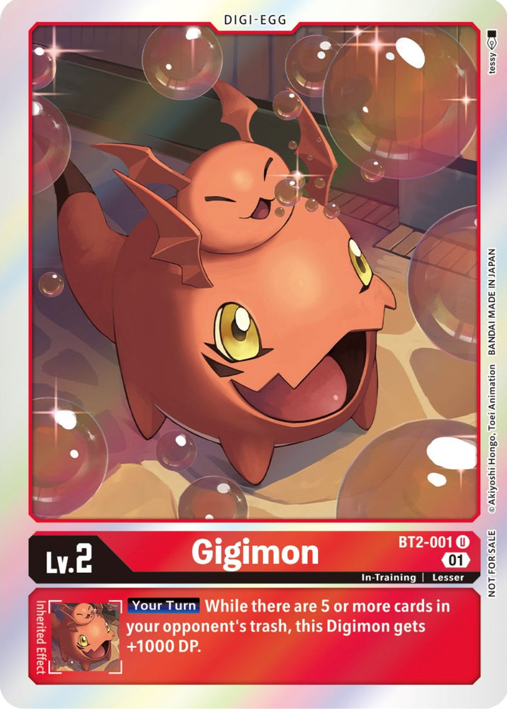 Gigimon [BT2-001] (ST-11 Special Entry Pack) [Release Special Booster Promos] - PokeCharles PokeStore