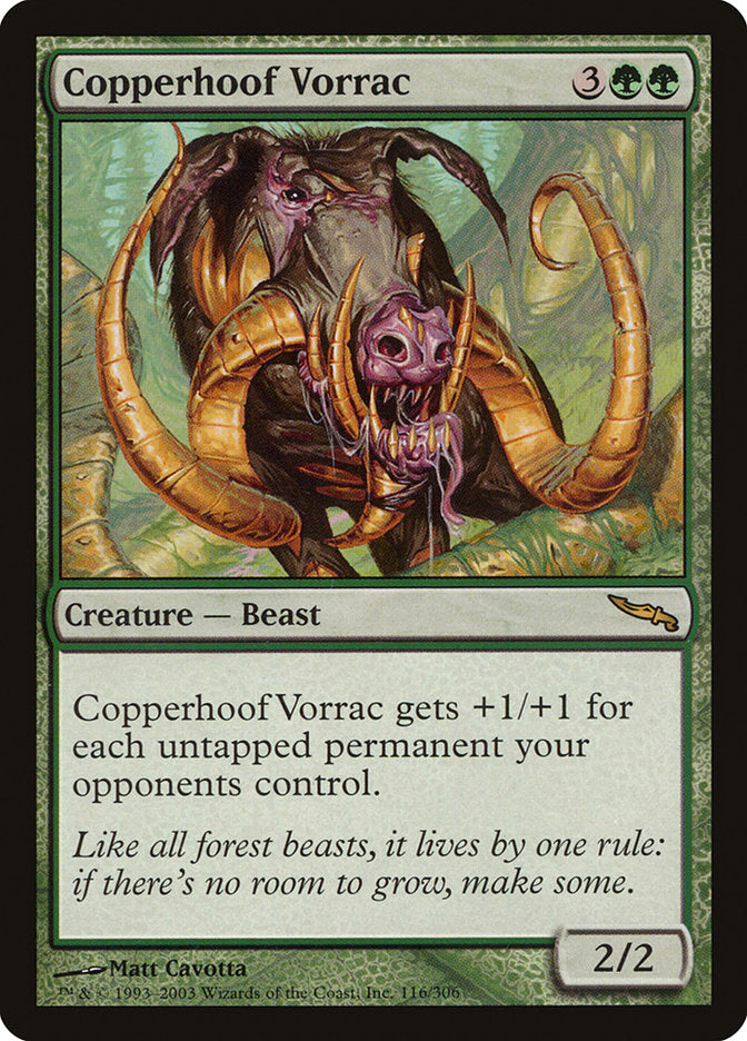 Copperhoof Vorrac [Mirrodin] - PokeCharles PokeStore