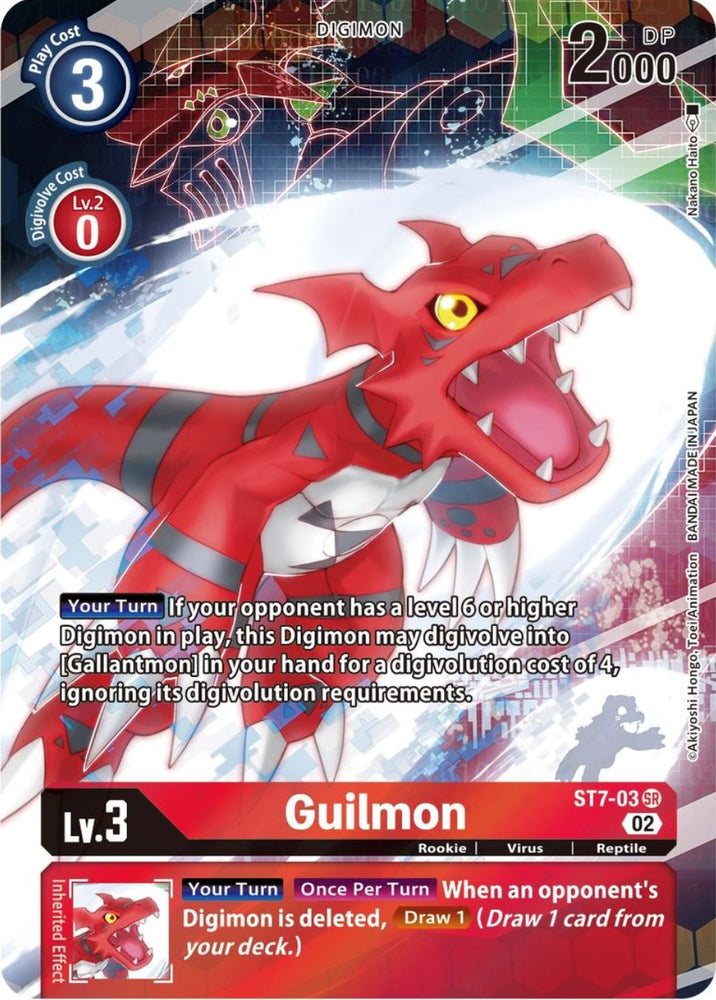 Guilmon [ST7-03] (Alternate Art) [Starter Deck: Beelzemon Advanced Deck Set] - PokeCharles PokeStore