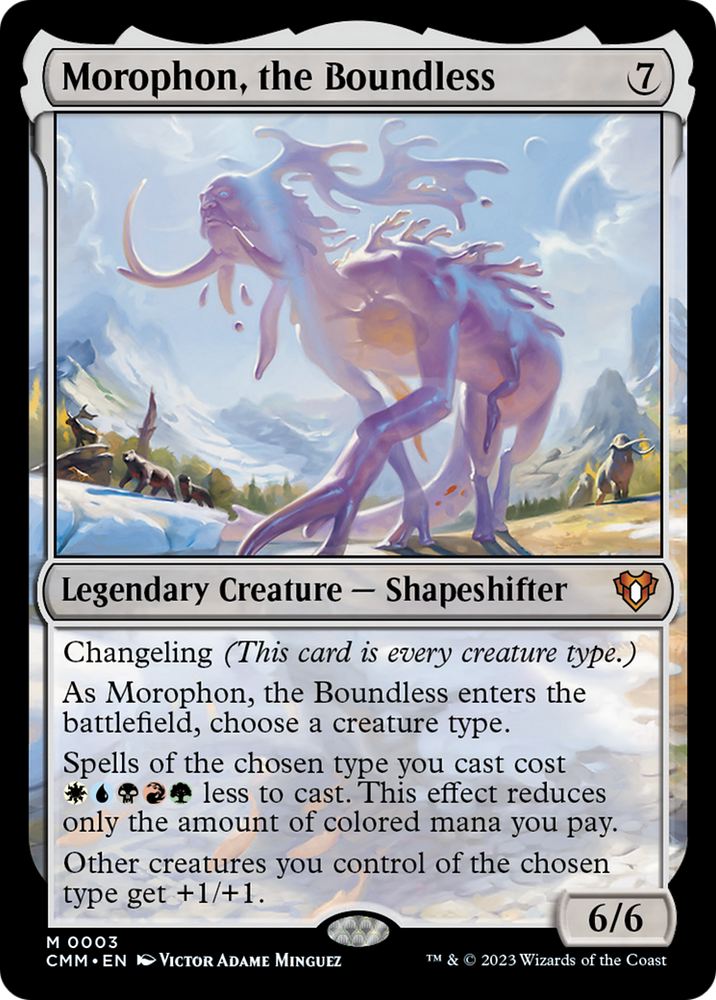 Morophon, the Boundless [Commander Masters] - PokeCharles PokeStore
