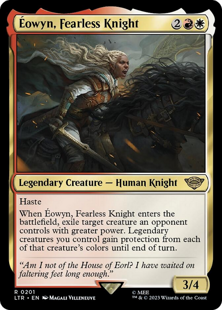 Eowyn, Fearless Knight [The Lord of the Rings: Tales of Middle-Earth] - PokeCharles PokeStore