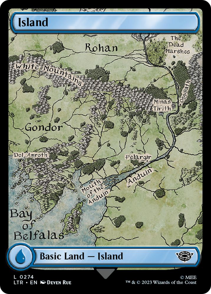 Island (274) [The Lord of the Rings: Tales of Middle-Earth] - PokeCharles PokeStore
