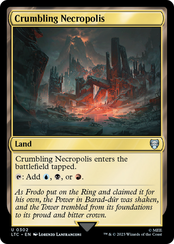 Crumbling Necropolis [The Lord of the Rings: Tales of Middle-Earth Commander] - PokeCharles PokeStore
