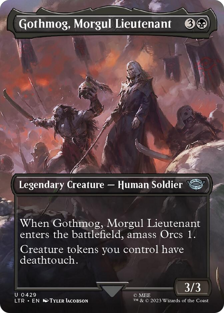 Gothmog, Morgul Lieutenant (Borderless Alternate Art) [The Lord of the Rings: Tales of Middle-Earth] - PokeCharles PokeStore