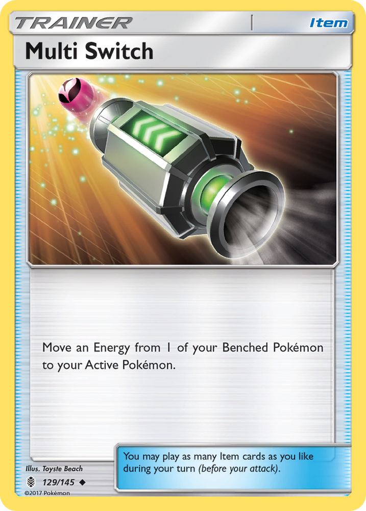 Multi Switch (129/145) [Sun & Moon: Guardians Rising] - PokeCharles PokeStore