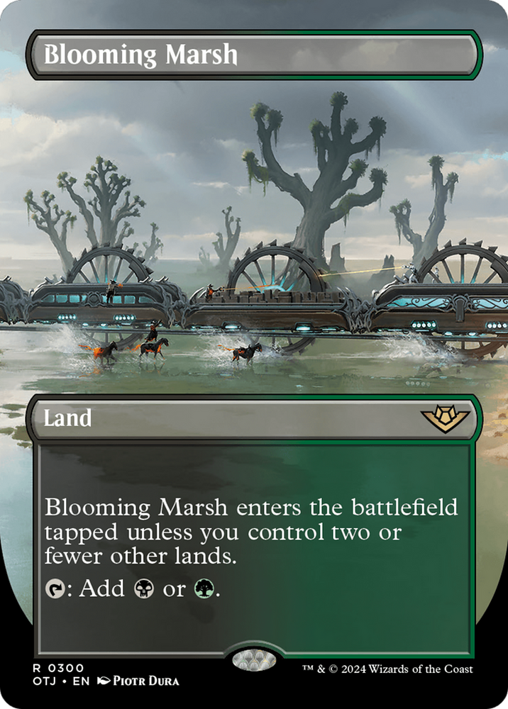 Blooming Marsh (Borderless) [Outlaws of Thunder Junction] - PokeCharles PokeStore