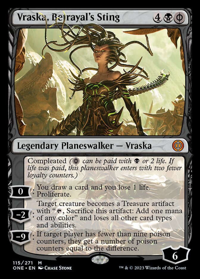 Vraska, Betrayal's Sting [Phyrexia: All Will Be One] - PokeCharles PokeStore