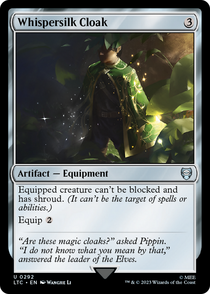 Whispersilk Cloak [The Lord of the Rings: Tales of Middle-Earth Commander] - PokeCharles PokeStore