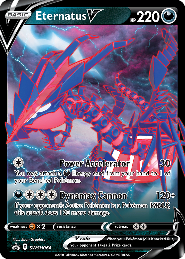 Eternatus V (SWSH064) [Sword & Shield: Black Star Promos] - PokeCharles PokeStore