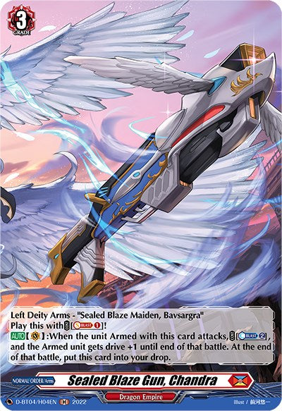 Sealed Blaze Gun, Chandra (D-BT04/H04EN) [Awakening of Chakrabarthi] - PokeCharles PokeStore