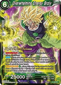 Overwhelming Energy Broly (Alt Art) (P-136) [Assault of the Saiyans Prerelease Promos] - PokeCharles PokeStore
