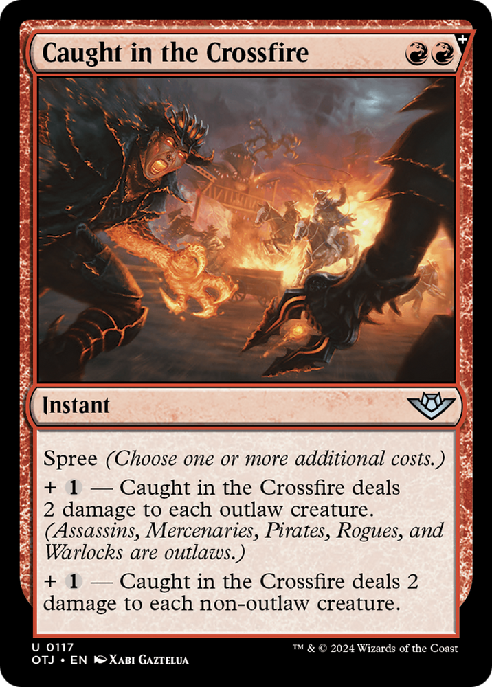 Caught in the Crossfire [Outlaws of Thunder Junction] - PokeCharles PokeStore