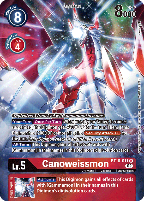 Canoweissmon [BT10-011] (Alternate Art) [Xros Encounter] - PokeCharles PokeStore