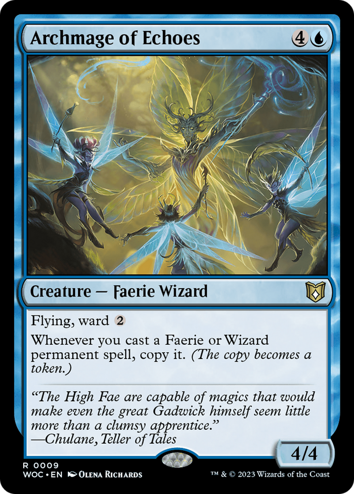 Archmage of Echoes [Wilds of Eldraine Commander] - PokeCharles PokeStore