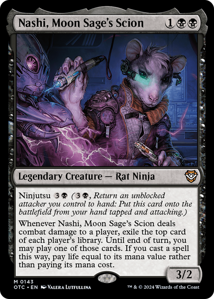 Nashi, Moon Sage's Scion [Outlaws of Thunder Junction Commander] - PokeCharles PokeStore