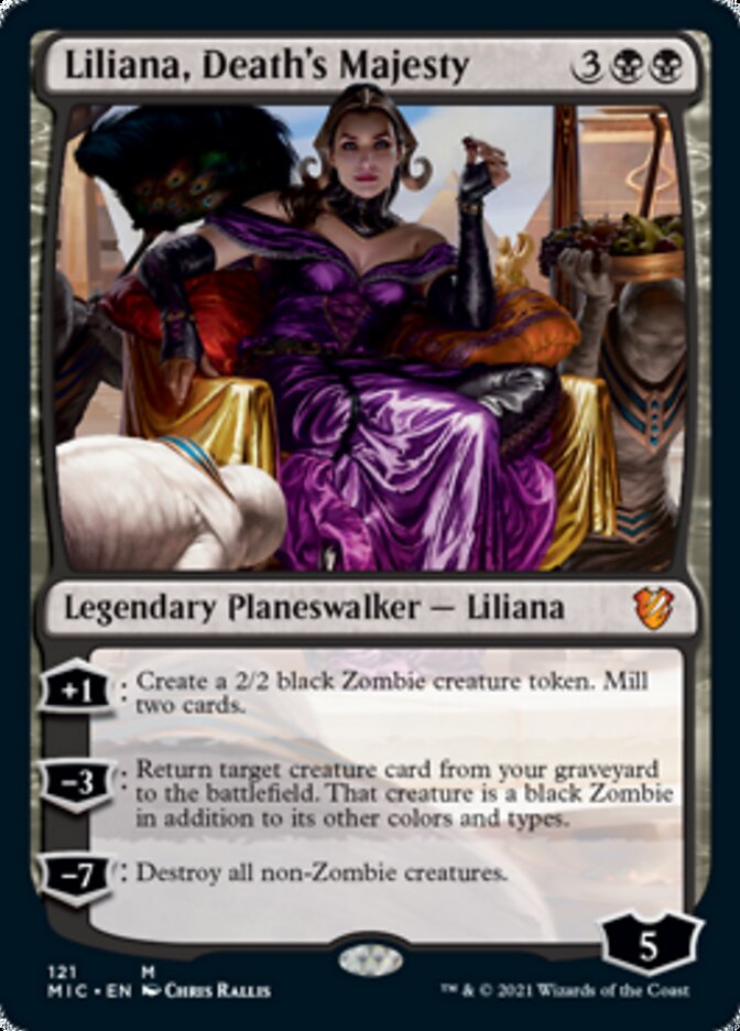 Liliana, Death's Majesty [Innistrad: Midnight Hunt Commander] - PokeCharles PokeStore