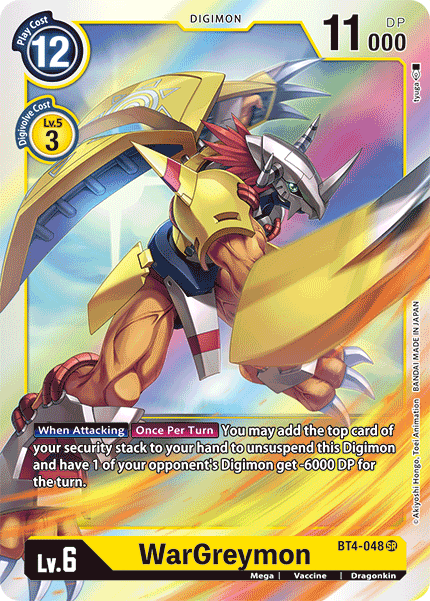 WarGreymon [BT4-048] [Great Legend] - PokeCharles PokeStore