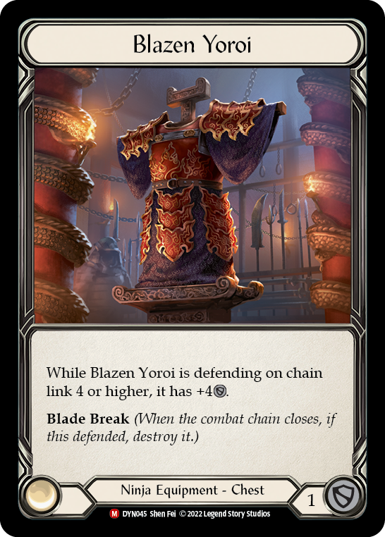 Blazen Yoroi [DYN045] (Dynasty) - PokeCharles PokeStore