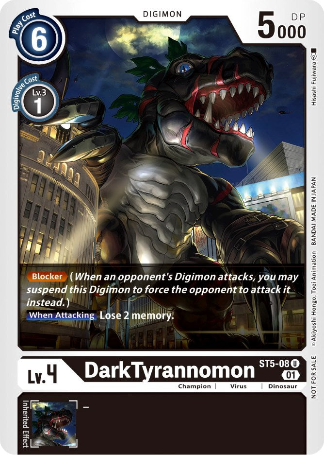 DarkTyrannomon [ST5-08] (Winner Pack X Record) [Starter Deck: Machine Black Promos] - PokeCharles PokeStore