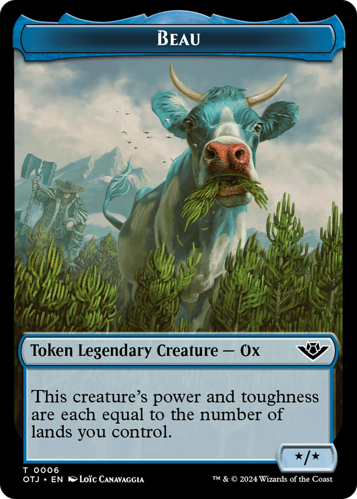 Beau Token [Outlaws of Thunder Junction Tokens] - PokeCharles PokeStore