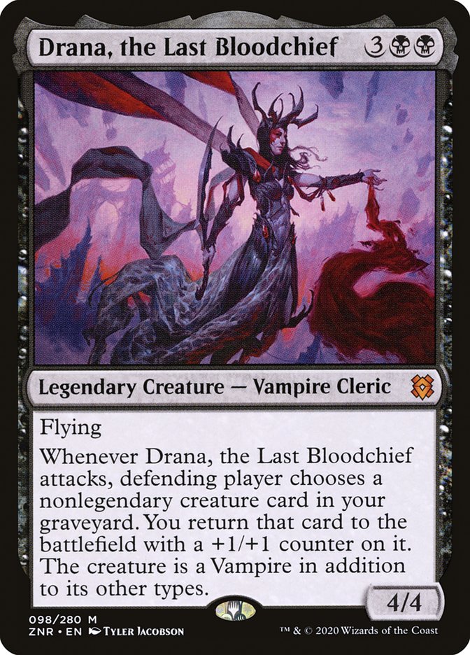 Drana, the Last Bloodchief [Zendikar Rising] - PokeCharles PokeStore