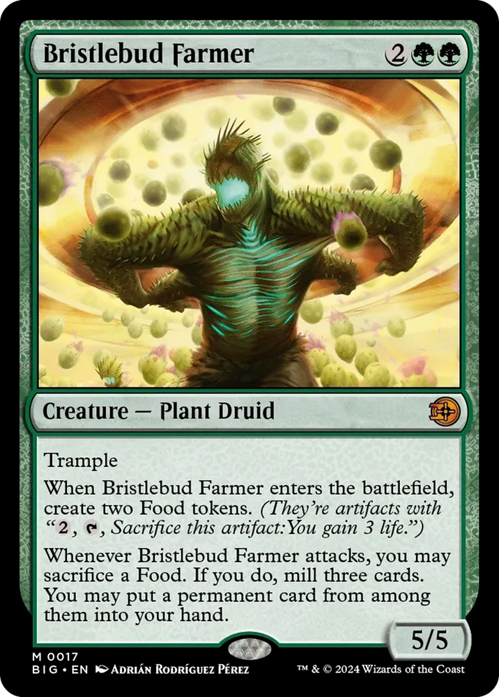 Bristlebud Farmer [Outlaws of Thunder Junction: The Big Score] - PokeCharles PokeStore