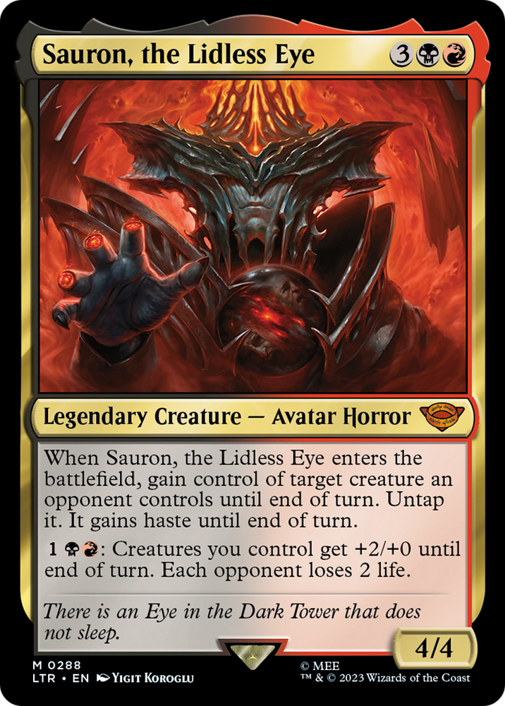 Sauron, the Lidless Eye [The Lord of the Rings: Tales of Middle-Earth] - PokeCharles PokeStore