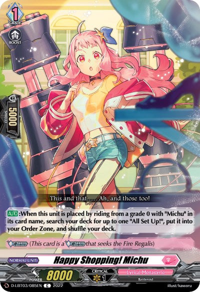 Happy Shopping! Michu (D-LBT03/085EN) [Lyrical Monasterio: Summertime Memories!] - PokeCharles PokeStore