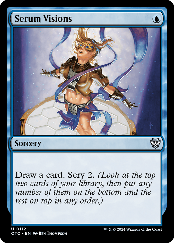 Serum Visions [Outlaws of Thunder Junction Commander] - PokeCharles PokeStore