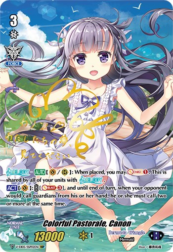 Colorful Pastorale, Canon (Gold Signature) (V-EB05/SSP02EN) [Primary Melody] - PokeCharles PokeStore