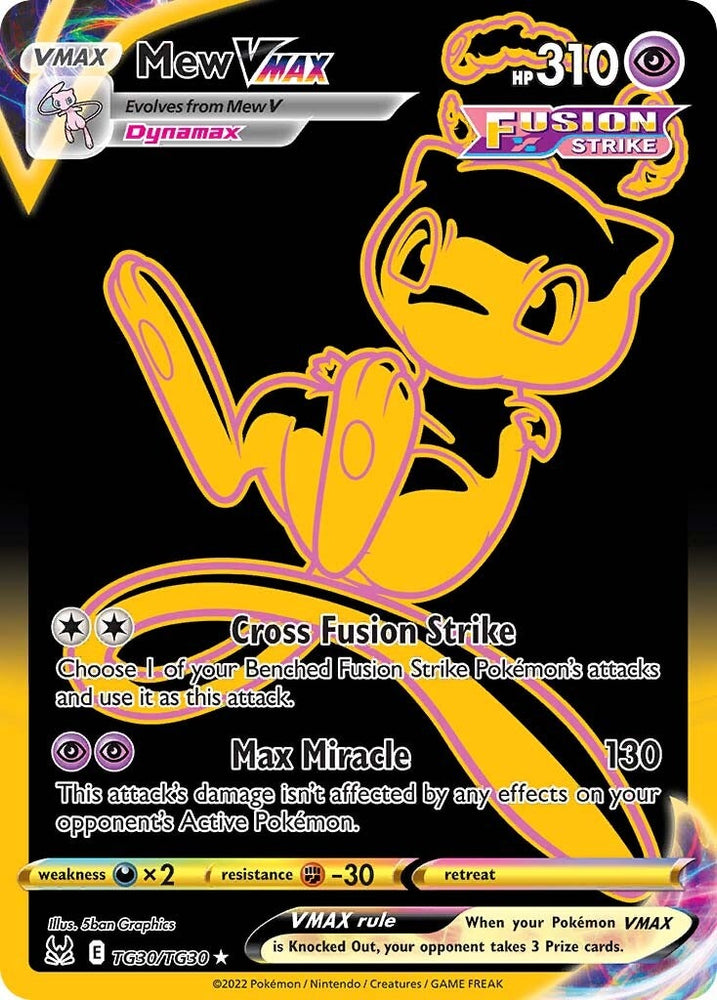 Mew VMAX (TG30/TG30) [Sword & Shield: Lost Origin] - PokeCharles PokeStore