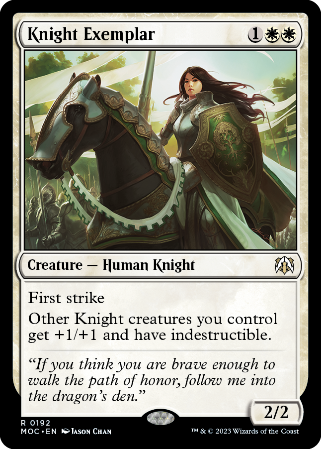 Knight Exemplar [March of the Machine Commander] - PokeCharles PokeStore