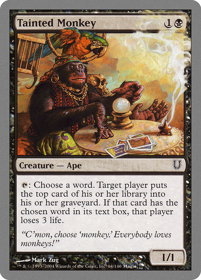 Tainted Monkey [Unhinged] - PokeCharles PokeStore