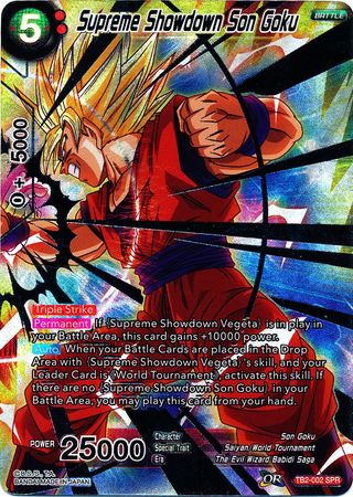 Supreme Showdown Son Goku (SPR) (TB2-002) [World Martial Arts Tournament] - PokeCharles PokeStore