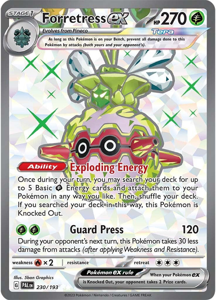 Forretress ex (230/193) [Scarlet & Violet: Paldea Evolved] - PokeCharles PokeStore