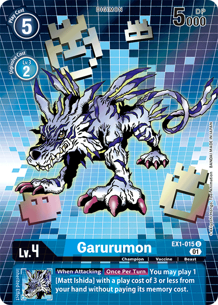 Garurumon [EX1-015] (Alternate Art) [Classic Collection] - PokeCharles PokeStore