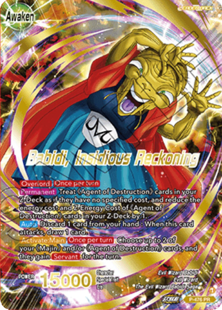 Babidi // Babidi, Insidious Reckoning (Gold-Stamped) (P-476) [Tournament Promotion Cards] - PokeCharles PokeStore