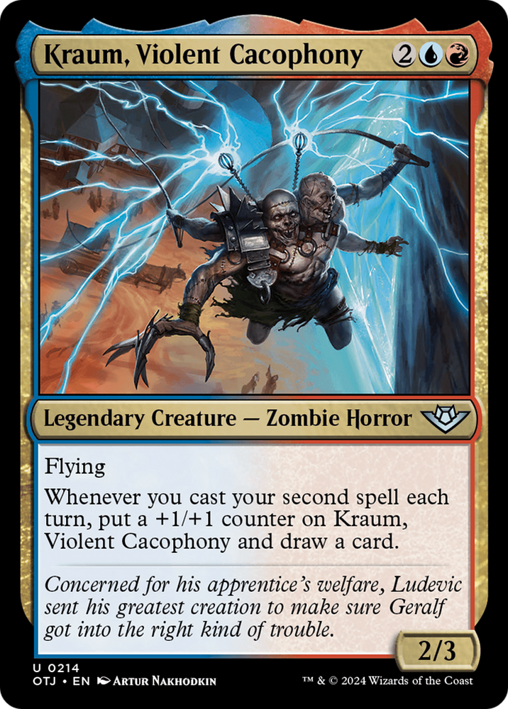 Kraum, Violent Cacophony [Outlaws of Thunder Junction] - PokeCharles PokeStore
