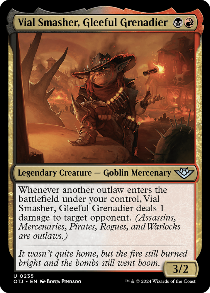 Vial Smasher, Gleeful Grenadier [Outlaws of Thunder Junction] - PokeCharles PokeStore