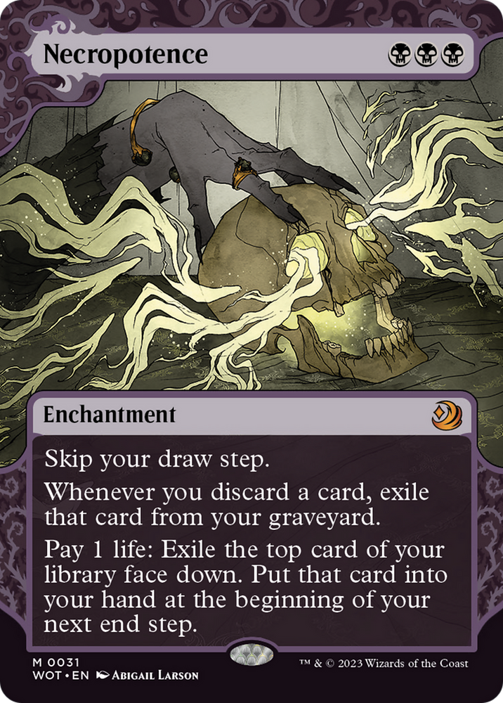 Necropotence [Wilds of Eldraine: Enchanting Tales] - PokeCharles PokeStore