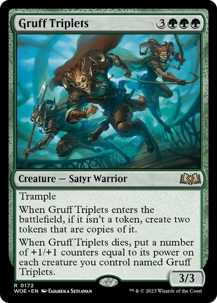 Gruff Triplets [Wilds of Eldraine] - PokeCharles PokeStore
