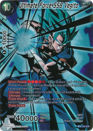 Ultimate Force SSB Vegito (BT2-123) [Union Force] - PokeCharles PokeStore
